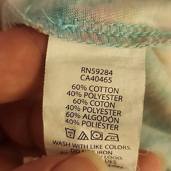 *nd Sz 3T Tcp Tie-Dye Ruffle Strap Dress in Blue, Yellow, Purple, Pink - Picture 3 of 4